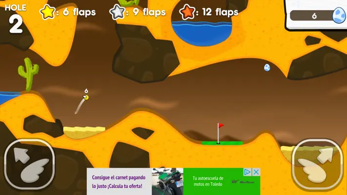 Flappy Golf 2 android App screenshot 1